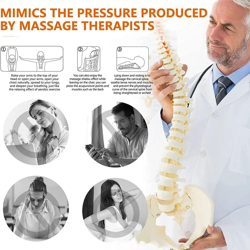Acupression cervicales discale lombaire