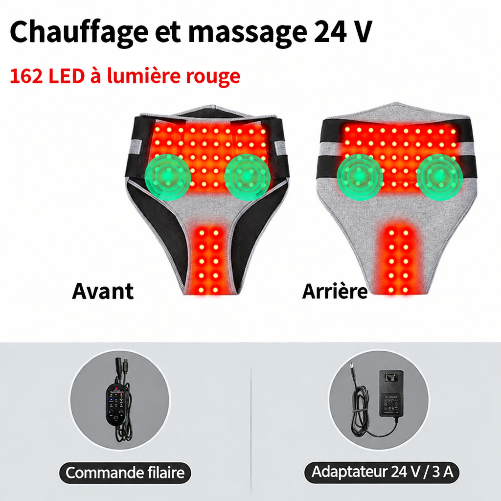 Chauffage et massage en français